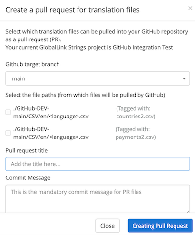 Pull Requests