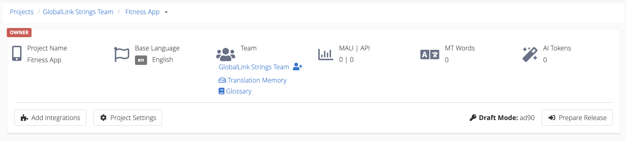 Project Dashboard